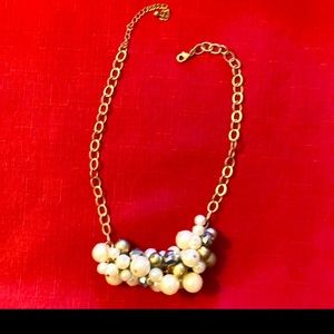 Gold Necklace with Assorted Beads